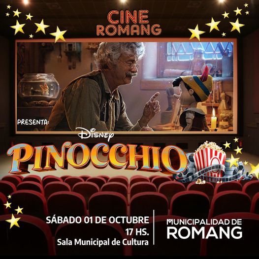 El Cine Romang estrena la película Pinocho