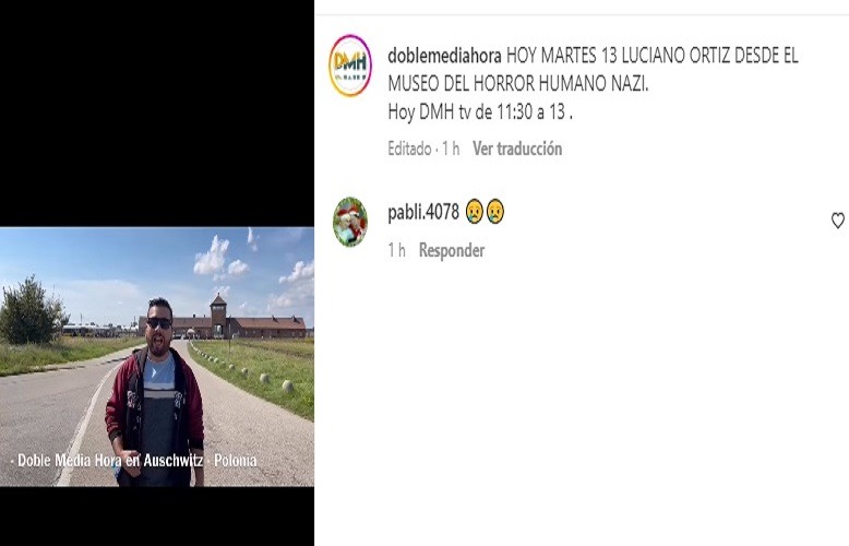 Mirá el informe de Luciano Ortiz desde el MUSEO DEL HORROR HUMANO NAZI.