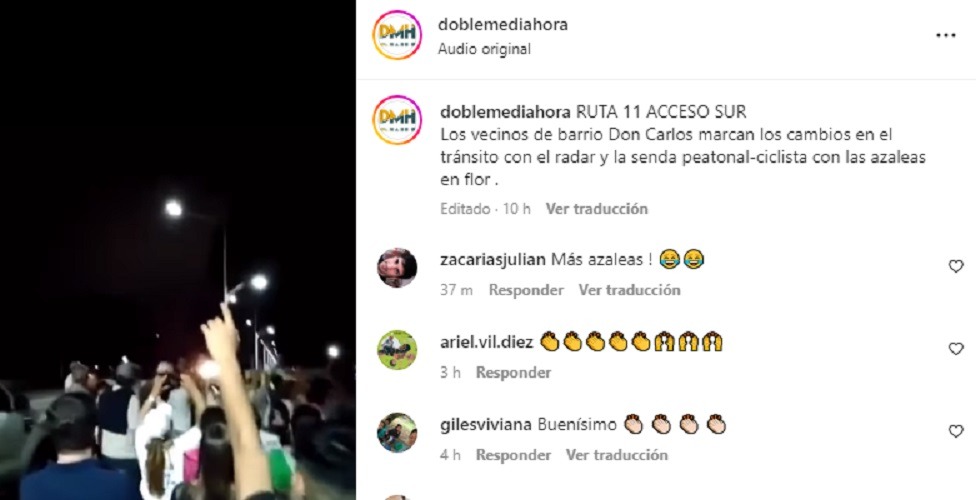 Mirá como está el acceso sur de Reconquista