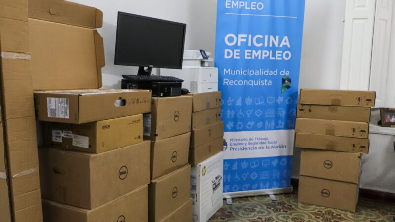 Fortalecen la oficina la gerencia de empleo en Reconquista