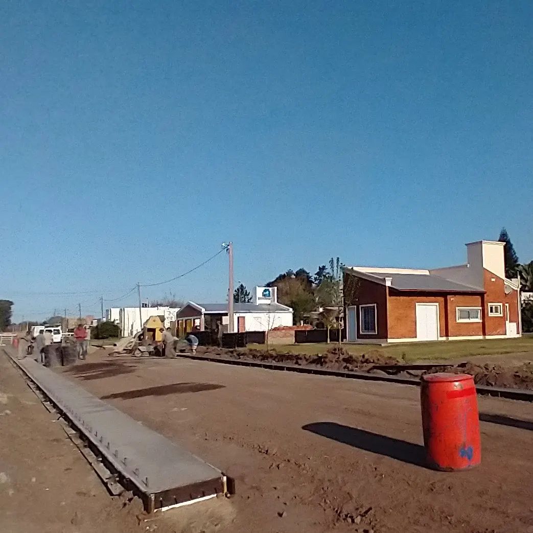 Romang | avanza el hormigonado en Barrio Norte