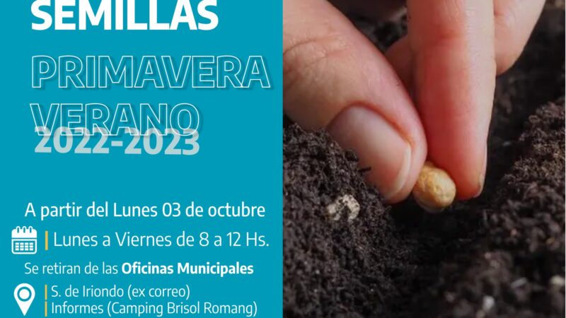 Romang: Entrega de semillas del programa PRO HUERTA