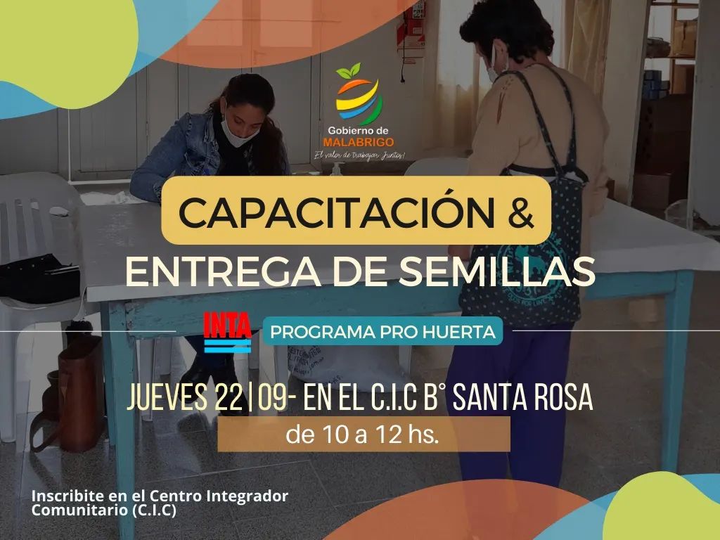 Entregan kit de semillas en Malabrigo