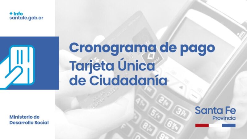 La provincia acredita los fondos de la Tarjeta Única de Ciudadanía