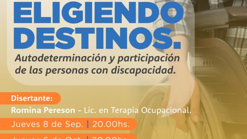 Ciclo de charlas: Eligiendo destinos en Avellaneda