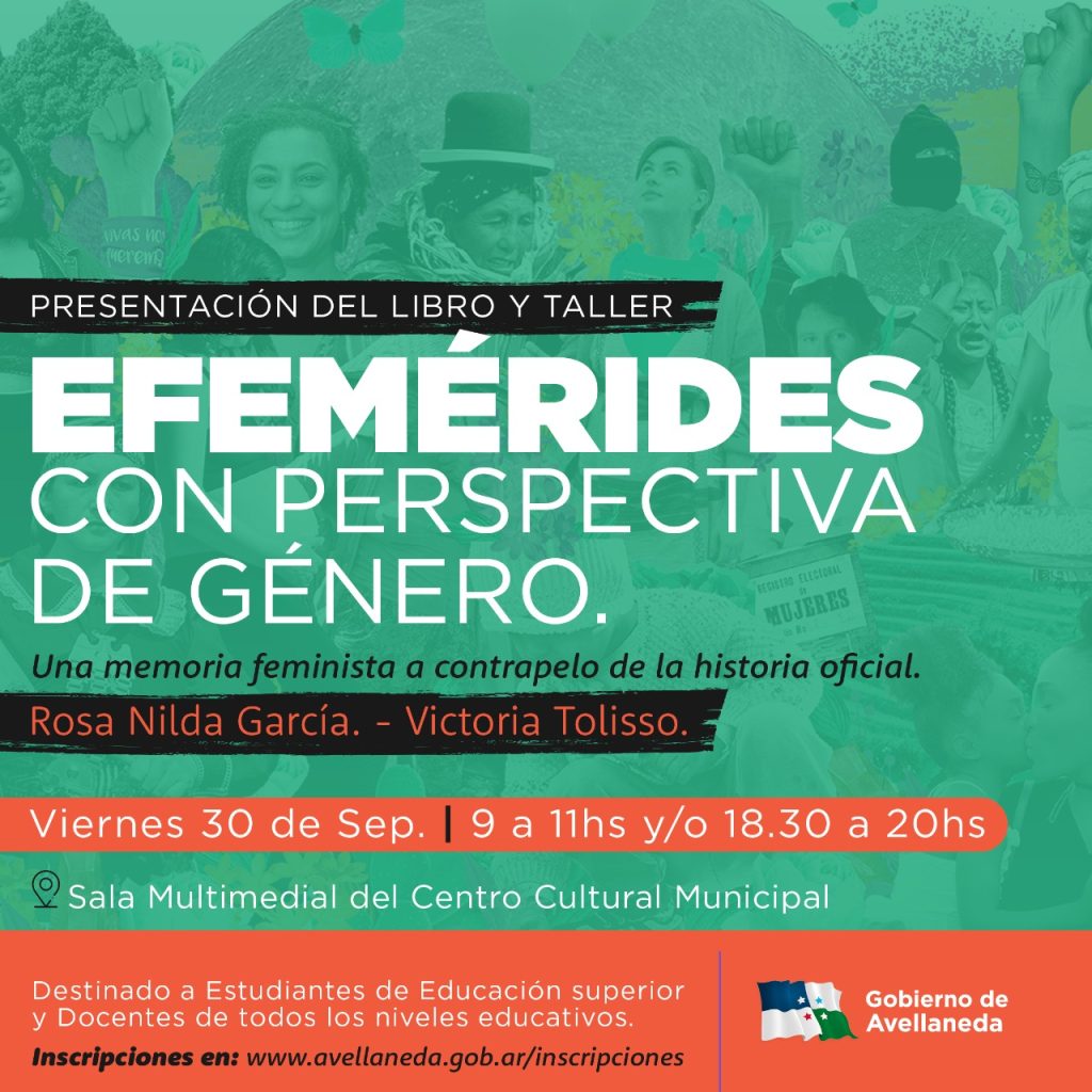 Presentan el libro perspectiva de género en Avellaneda