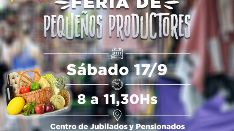 Vuelve la feria de pequeños productores a Avellaneda