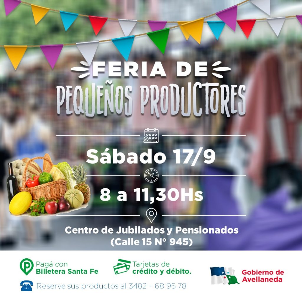 Vuelve la feria de pequeños productores a Avellaneda