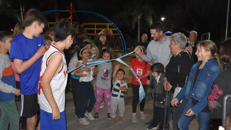 Remodelaron la plaza de los colonizadores en Avellaneda