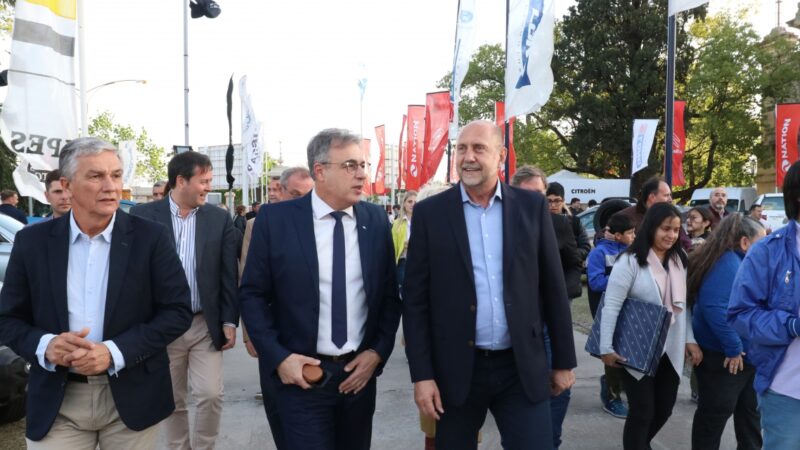 Perotti encabezó el acto de inauguración de la 115 Expo Rural de Rafaela y la Región 2022