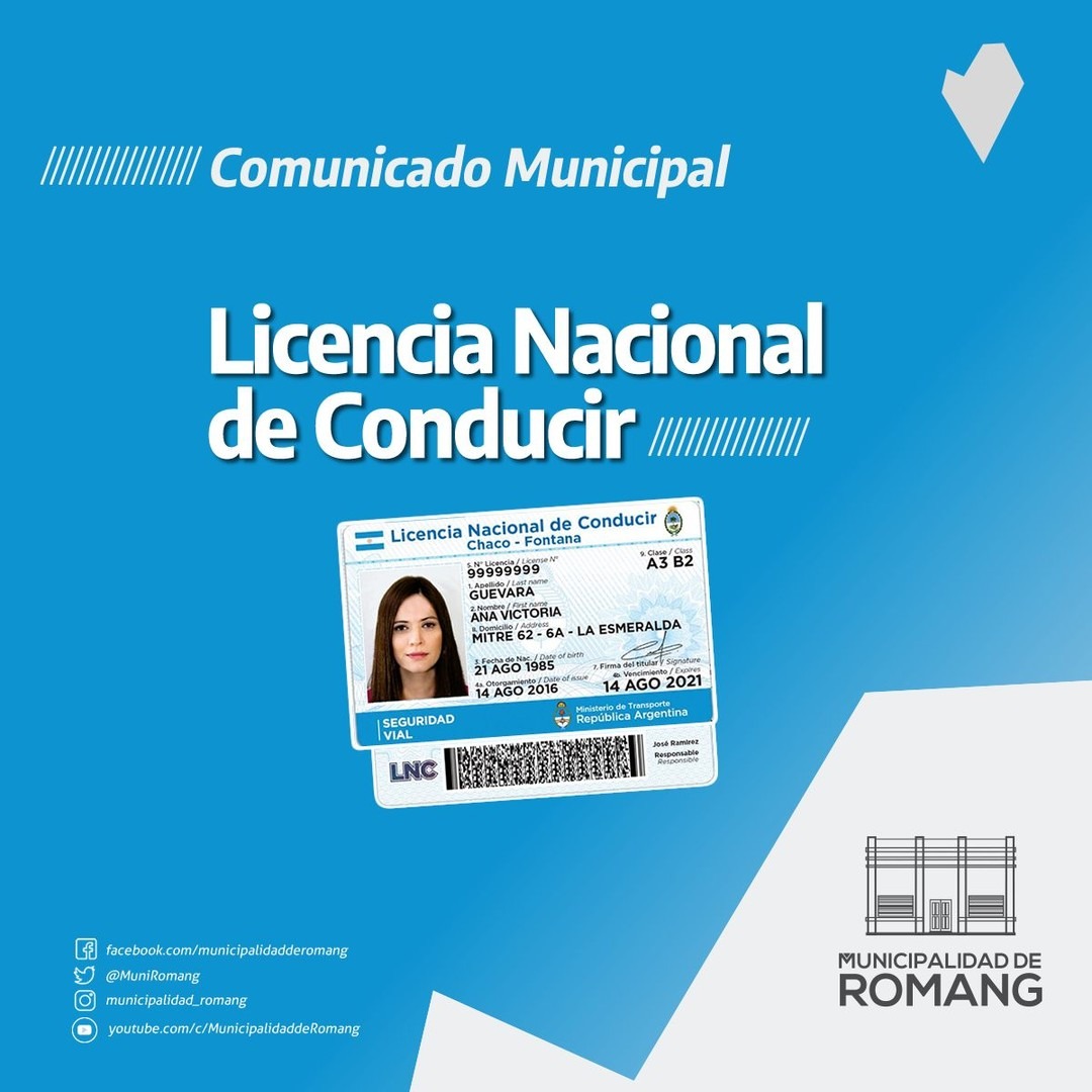 Romang: capacitan para obtener la Licencia de Conducir