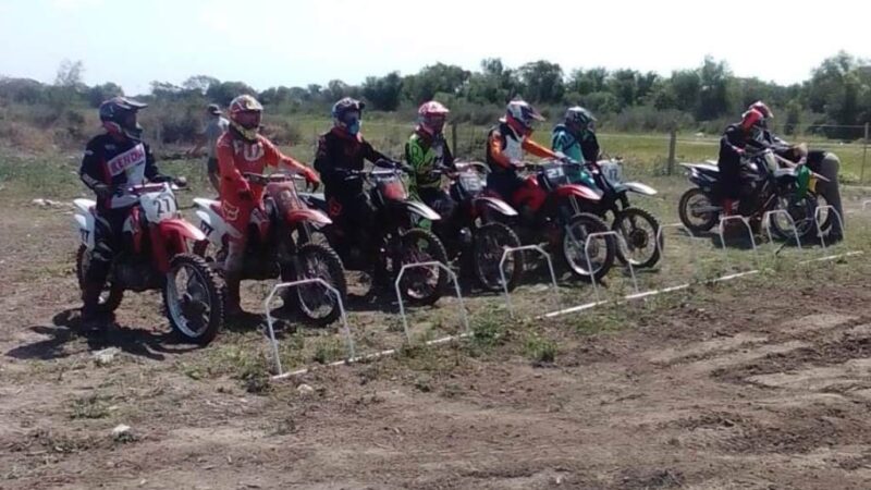 Exitoso encuentro de Motocross en el Puerto Reconquista