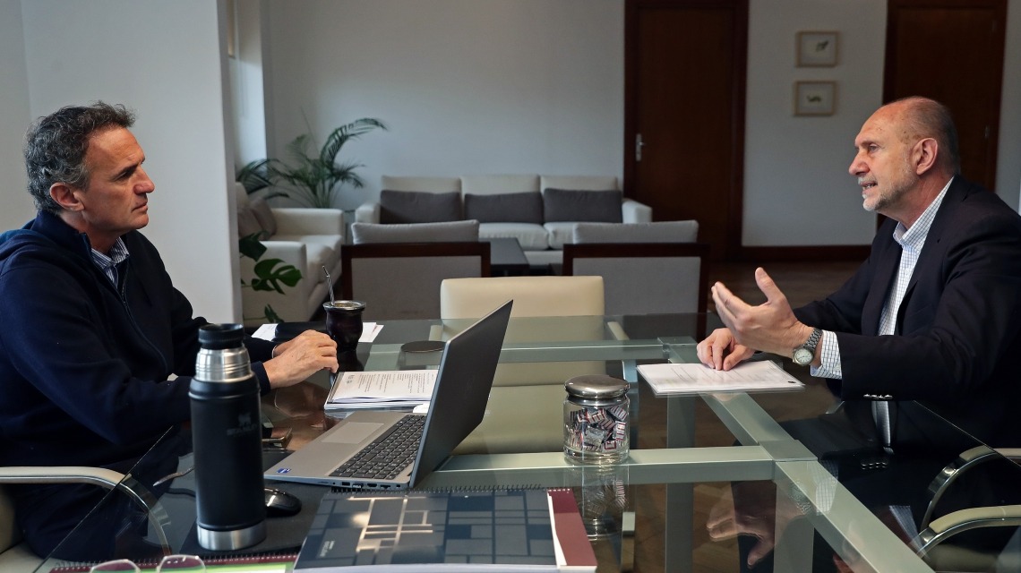 Reunión de trabajo entre el gobernador Perotti y el ministro Katopodis