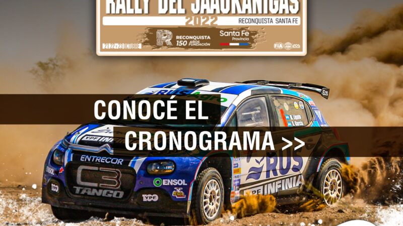 El rally del Jaaukanigás en Reconquista va a tener 3 jornadas