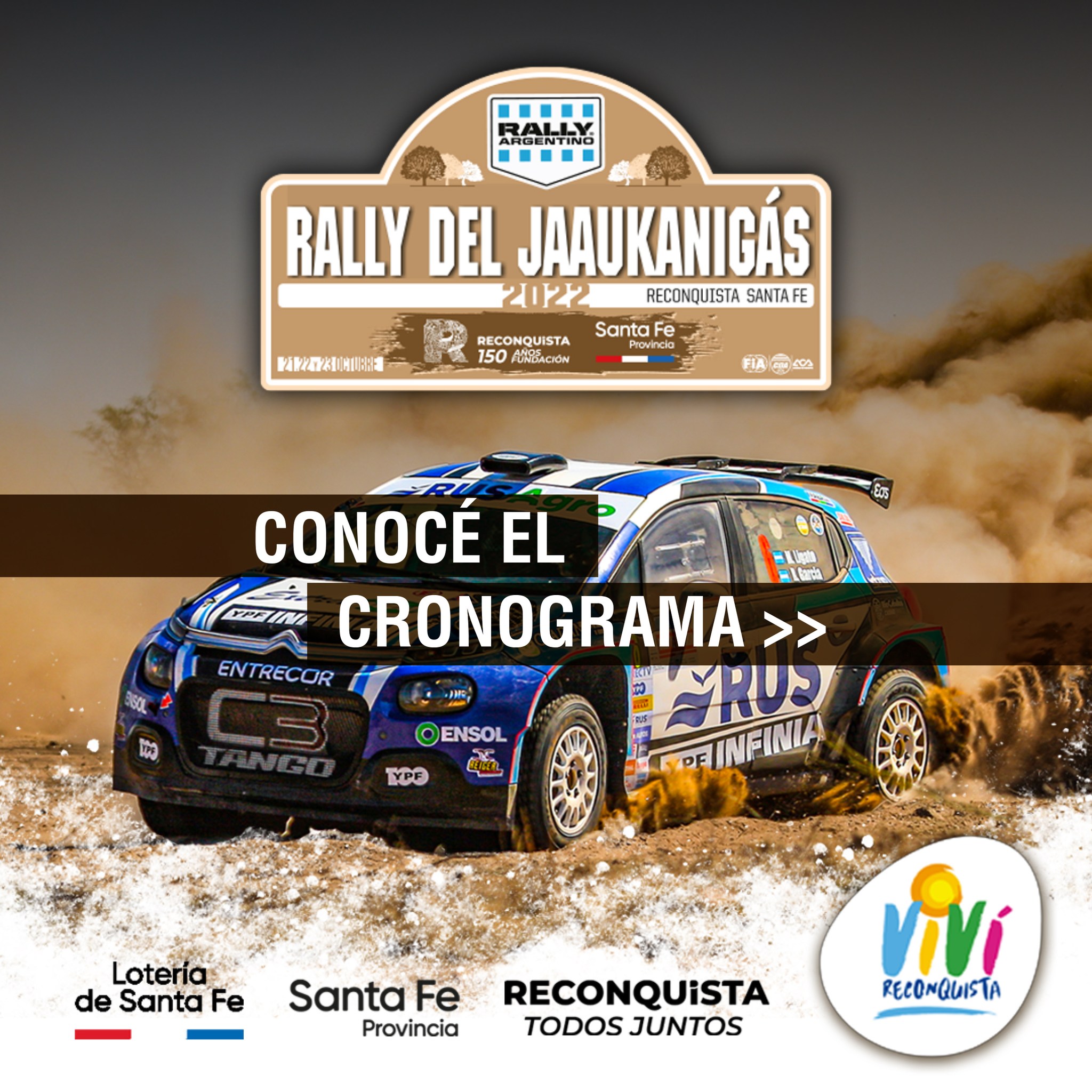 El rally del Jaaukanigás en Reconquista va a tener 3 jornadas