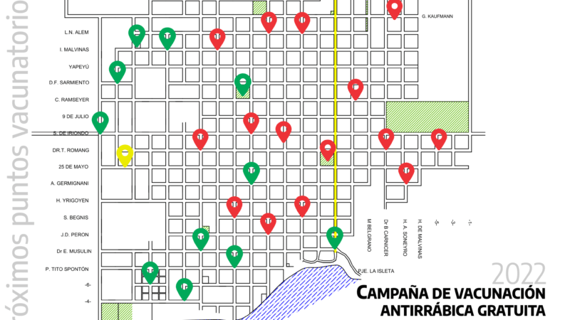 Cronograma de vacunación antirrábica en Romang