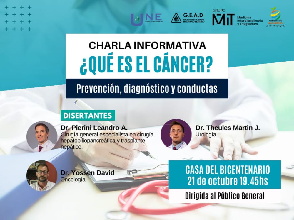 Charla informativa sobre el cáncer en Malabrigo