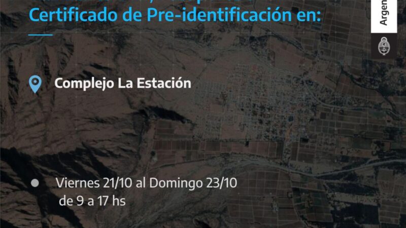 La oficina móvil de RENAPER en Reconquista