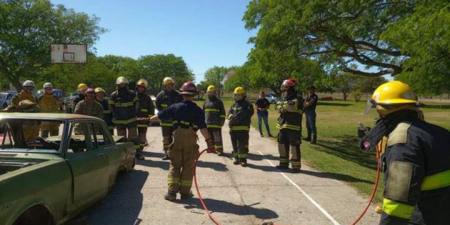 Bomberos de Malabrigo se capacitaron en Alejandra