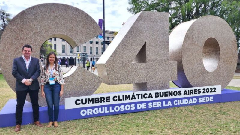 Malabrigo: el Intendente Sponton participa de la Cumbre C40