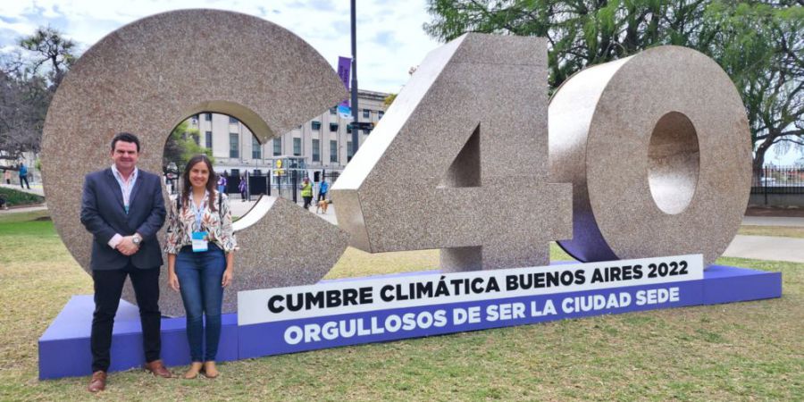 Malabrigo: el Intendente Sponton participa de la Cumbre C40