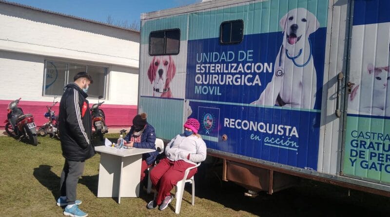 El Quirófano Móvil de Reconquista brinda servicios gratuitos en Barrio Norte