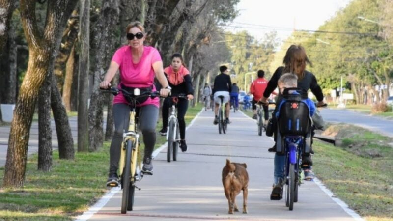 Avanzan las bicisendas en los barrios de Avellaneda