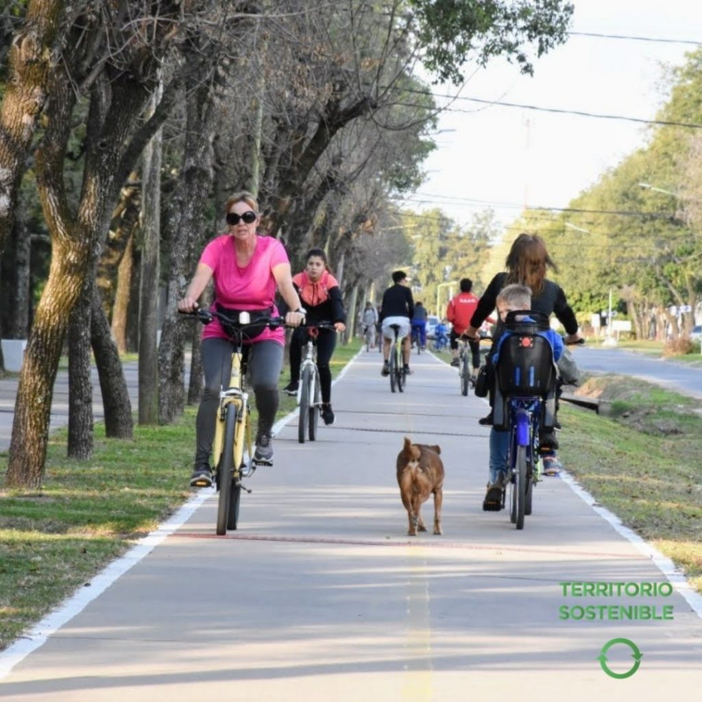 Avanzan las bicisendas en los barrios de Avellaneda