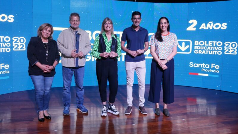 El Boleto Educativo Gratuito cumplió dos años y lo celebró con un ciclo de entrevistas