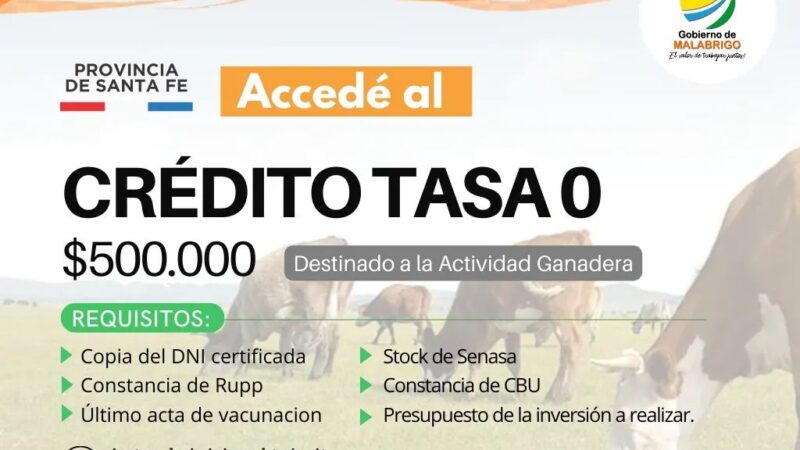 Asistencia financiera a pequeños productores ganaderos