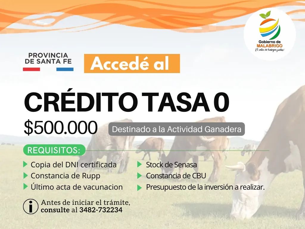 Asistencia financiera a pequeños productores ganaderos