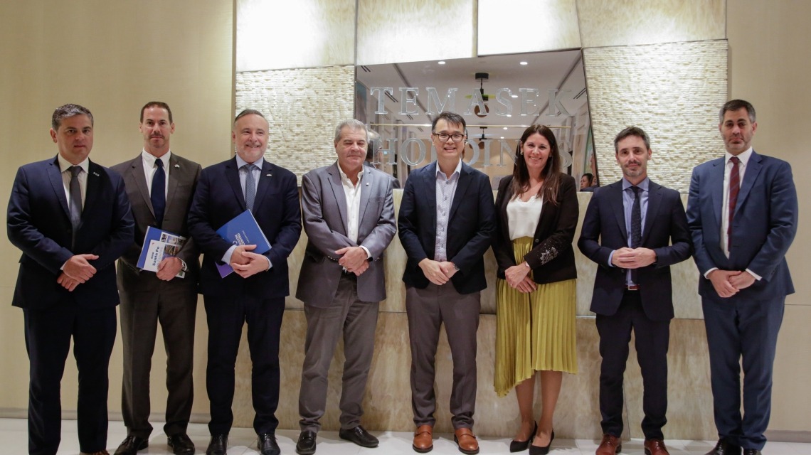 Santa Fe en la misión comercial a Singapur