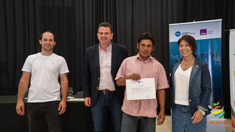 Egresaron nuevos albañiles en Malabrigo