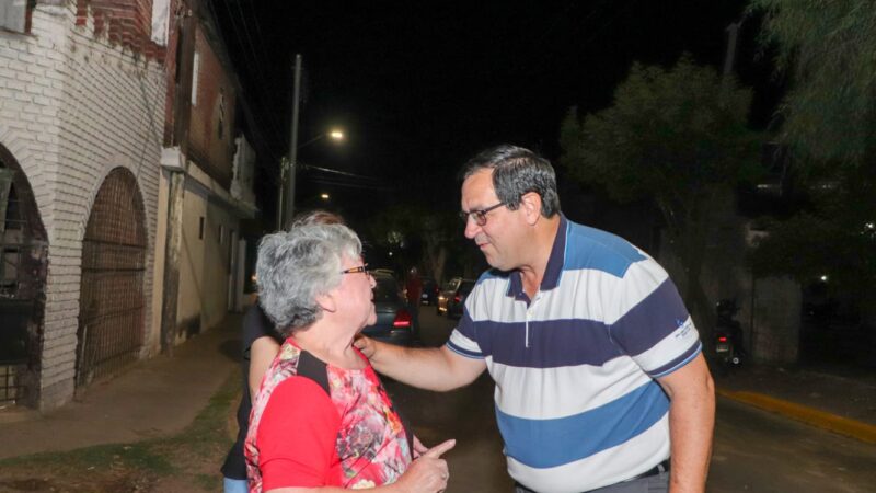 Inauguraron la pavimentación en barrio 136 viviendas