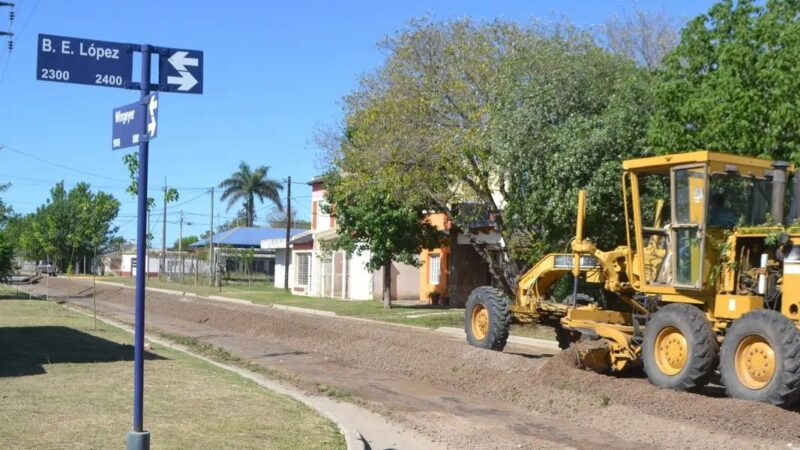 Romang: preparan el suelo para avanzar con el pavimento