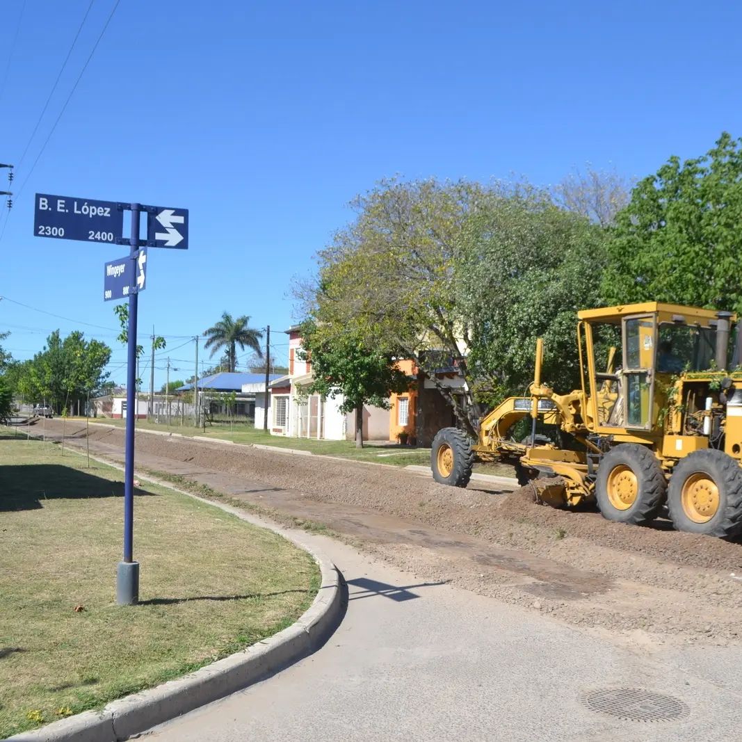 Romang: preparan el suelo para avanzar con el pavimento