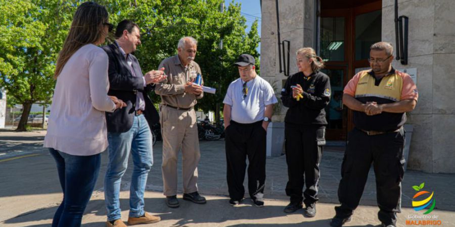 “Balti» el jóven que se suma al equipo de tránsito de Malabrigo