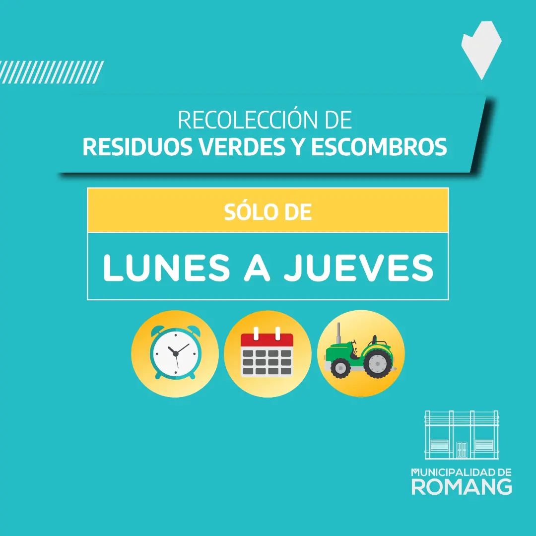 Recolección de residuos verdes y escombros