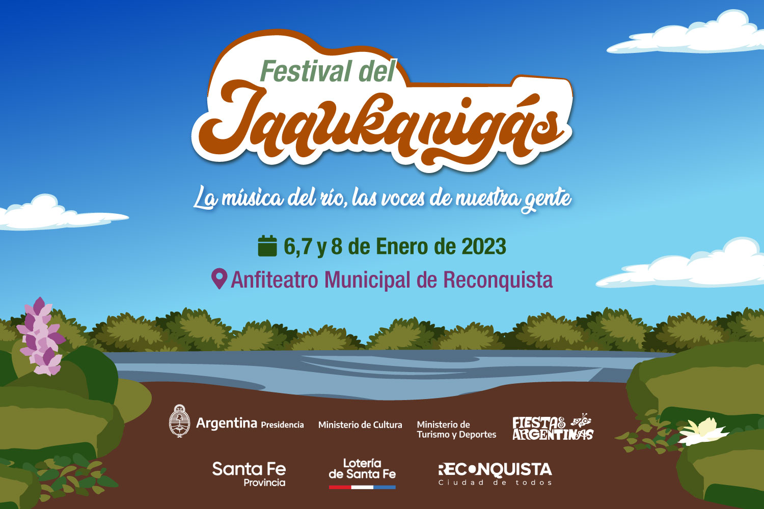 Grilla del primer festival del Jaaukanigás