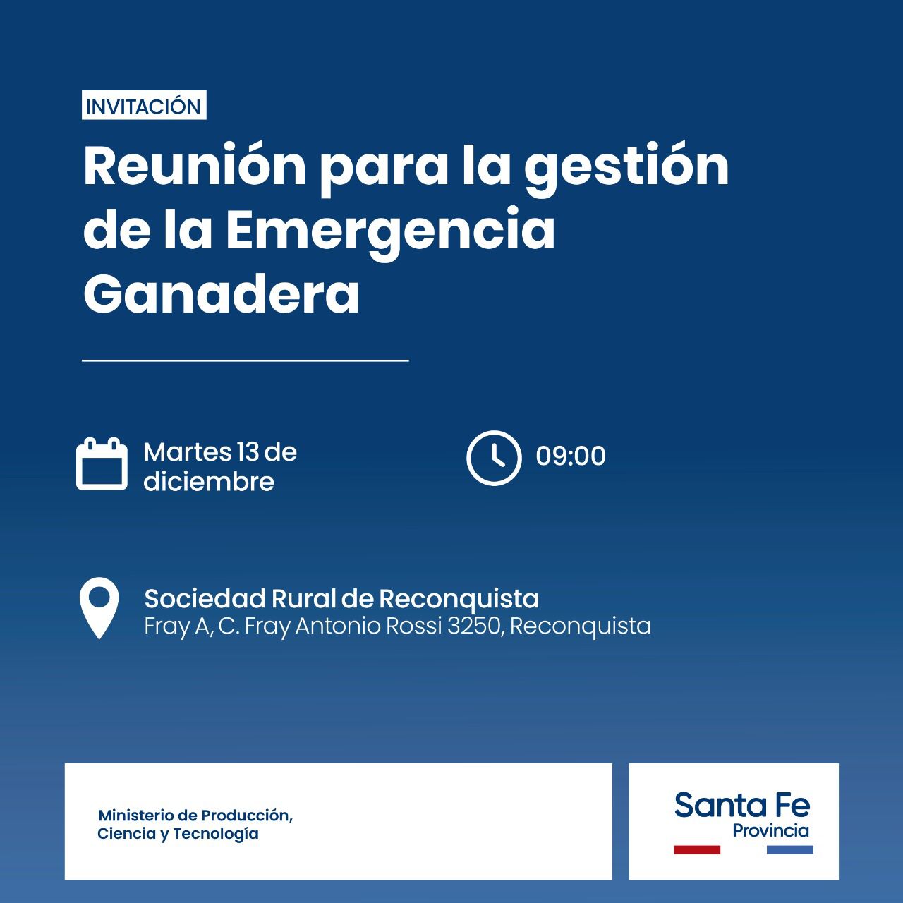 Reunión para la gestión de la emergencia ganadera