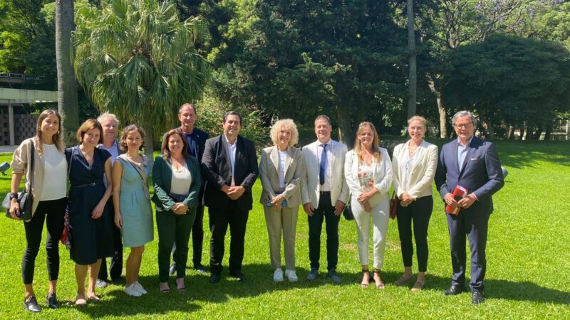 El Intendente Vallejos se reunió con autoridades Alemanas