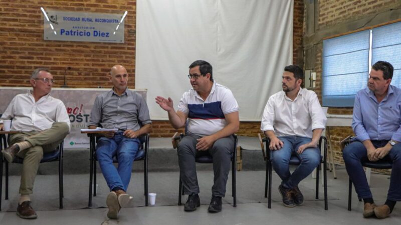 El Intendente Vallejos gestiona fondos para hacer frente a la sequía en Reconquista