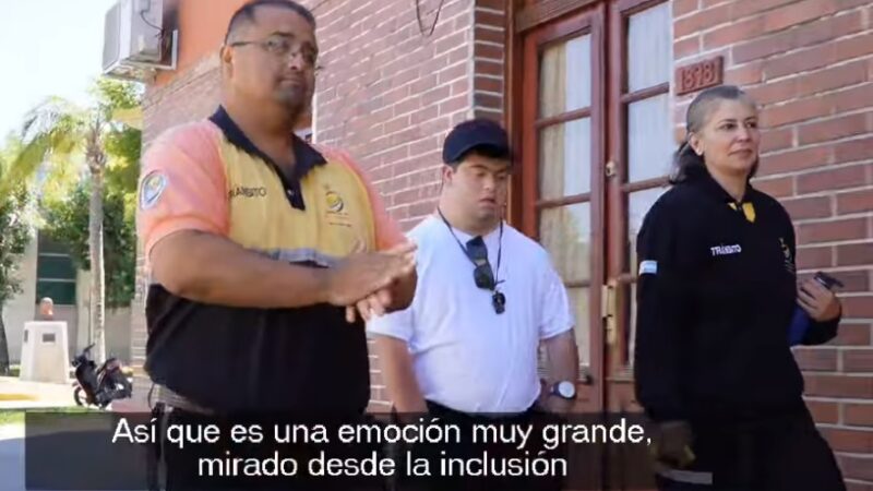 Inclusión | Balti  hace pasantias laborales en la Municipalidad