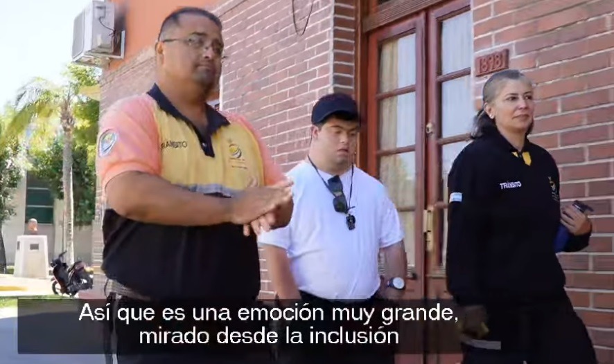 Inclusión | Balti  hace pasantias laborales en la Municipalidad