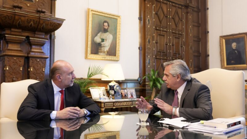 El gobernador de la provincia se reunió con el presidente de la Nación