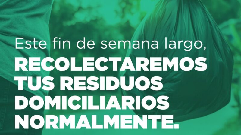 Cronograma de servicios para el feriado en Avellaneda