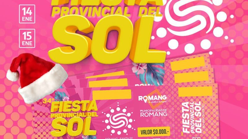 Venden entradas anticipadas para la Fiesta del sol en Romang