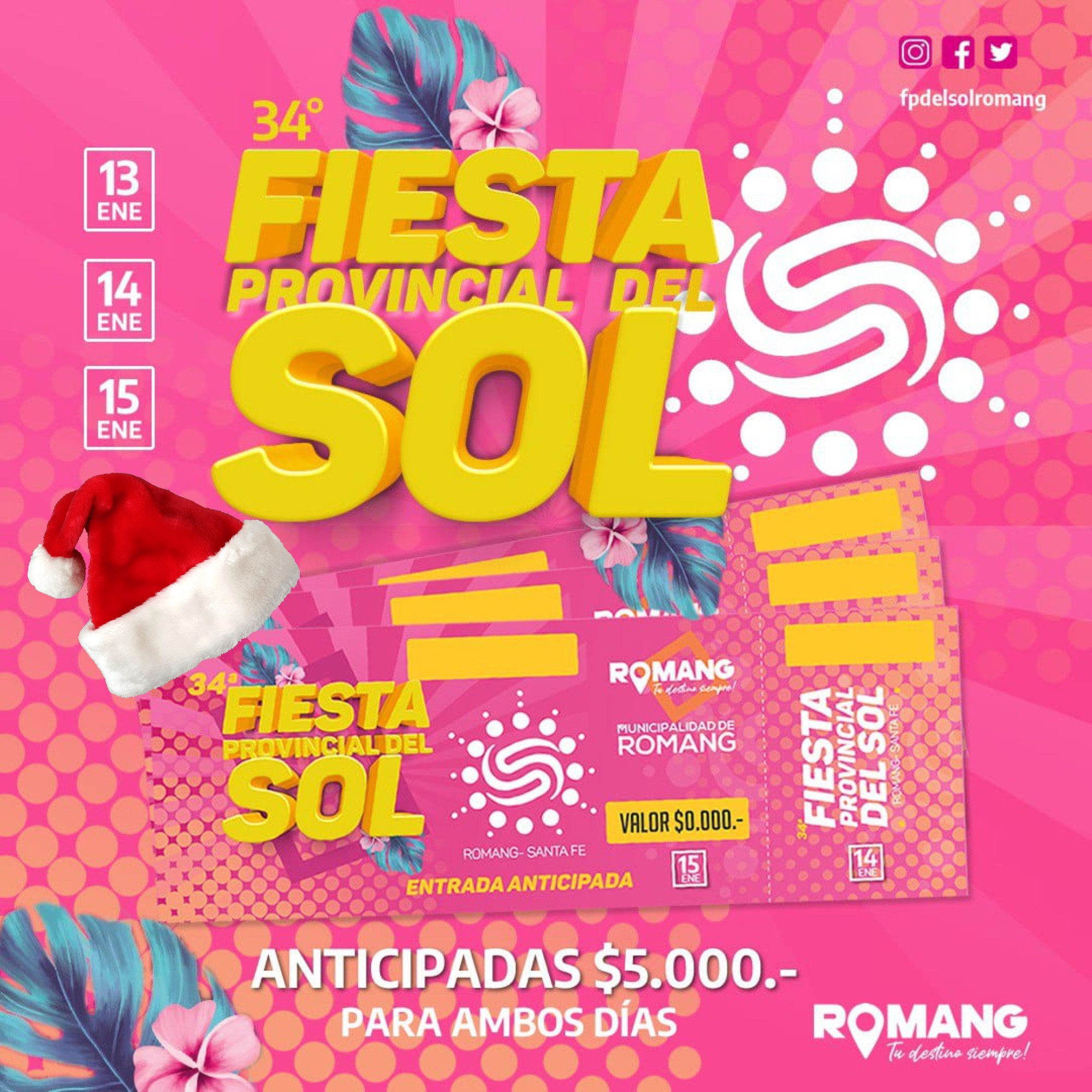 Venden entradas anticipadas para la Fiesta del sol en Romang