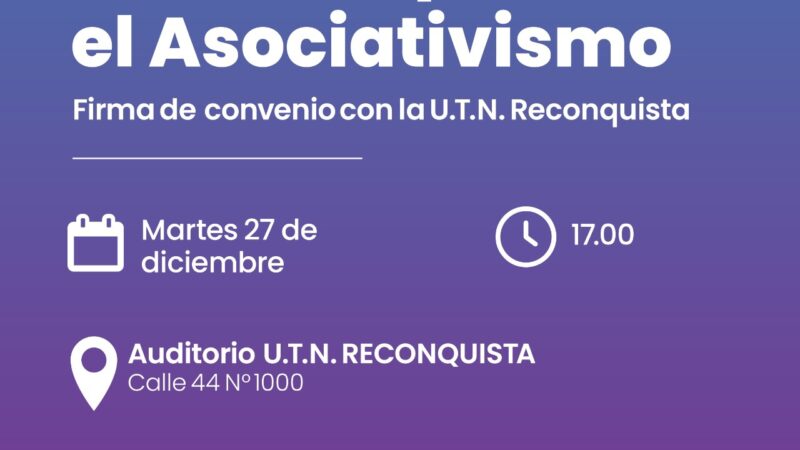 La provincia firma convenio con la UTN Reconquista