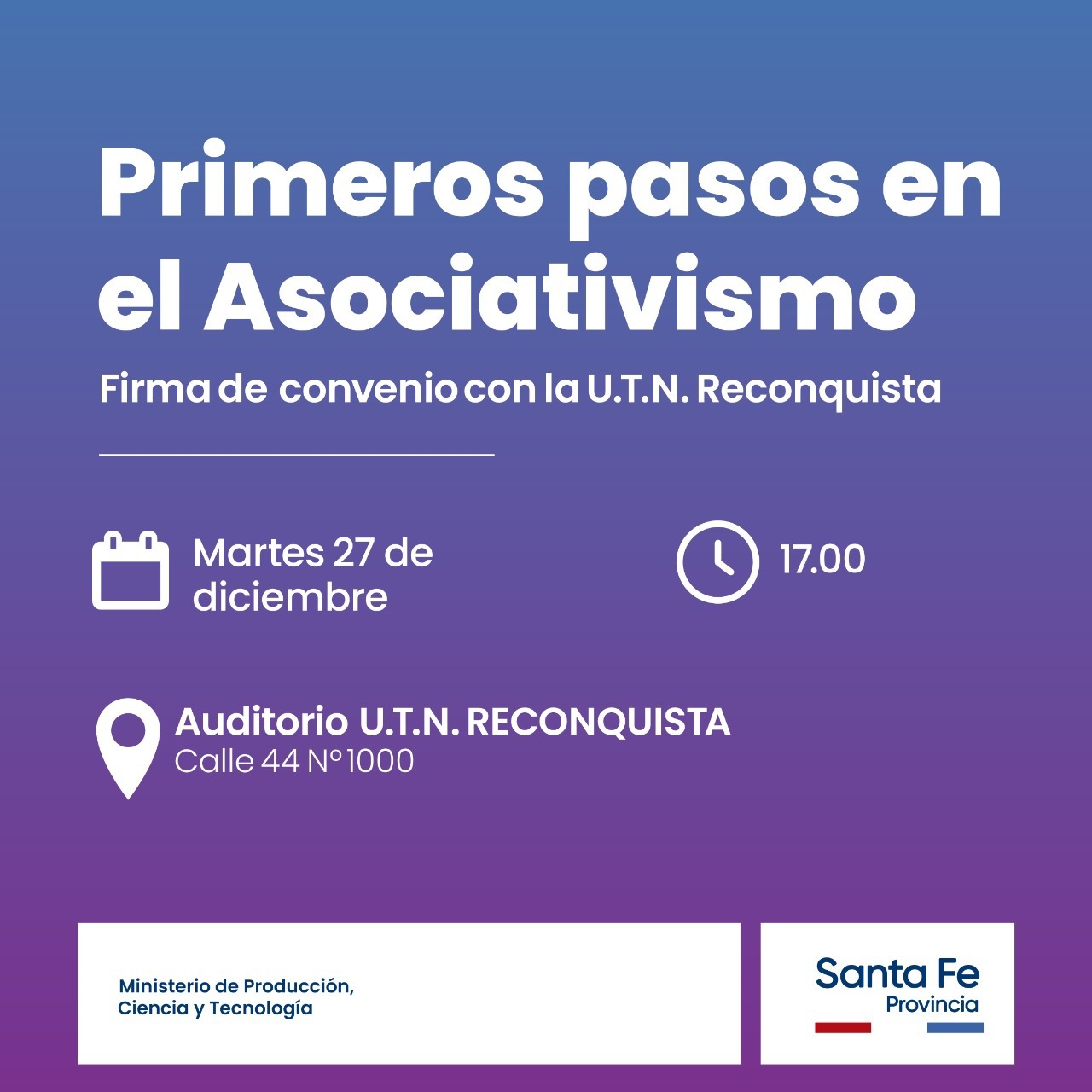 La provincia firma convenio con la UTN Reconquista